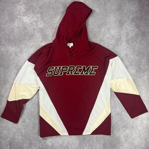 Supreme FW17 Hooded Hockey Jersey Burgundy
Sz M Oversize L